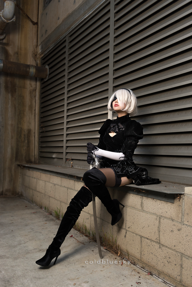 Once again hot eyes with the beauty of 2B cosplay version of Korean beauty - Photo 25.