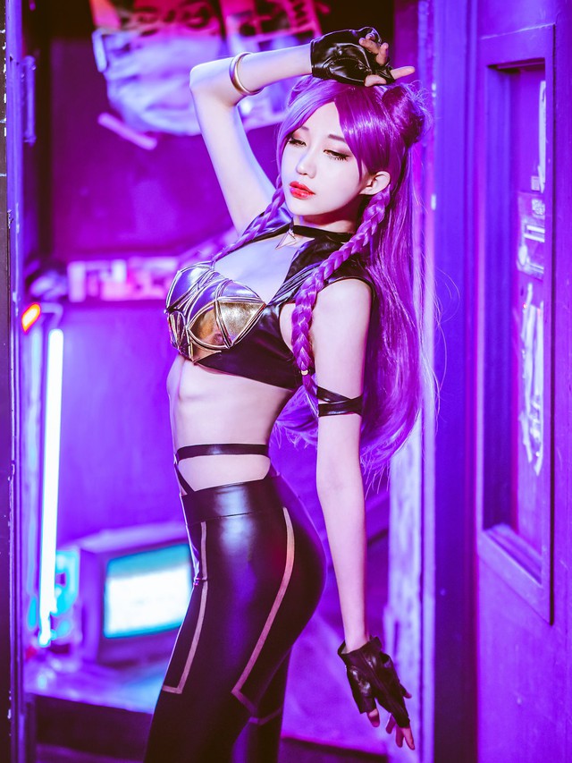 Heartbroken with the K/DA group cosplay photo of the Korean beauty quartet, it turned out that all famous streamers - Photo 17.
