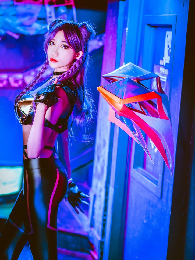 Heartbroken with the K/DA group cosplay photo of the Korean beauty quartet, it turned out to be all famous streamers - Photo 19.