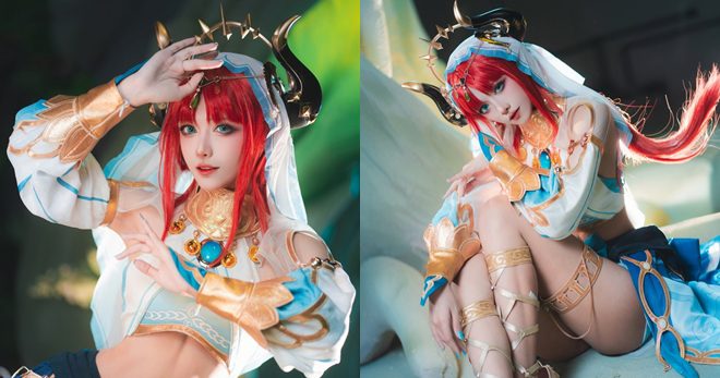 Admire the cosplay photos of Nilou in Genshin Impact made by Chinese hotgirl