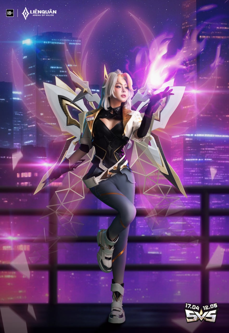 Cosplay of Lauriel Night Eagle has super busty breasts, destroying the hearts of male fans