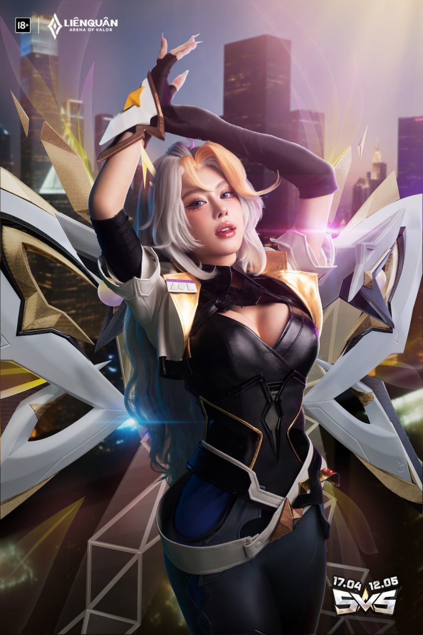 Cosplay of Lauriel Night Eagle has super busty breasts, destroying the hearts of male fans