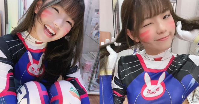 Extremely cool D.Va cosplay photo set made by Thailand cosplayer