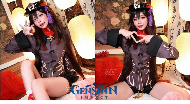 Admire the extremely attractive Cosplay version of Hu Tao in Genshin Impact