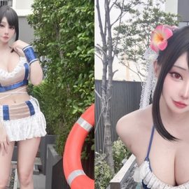 Eye-catching Tifa cosplay version done by hotgirl Minfox