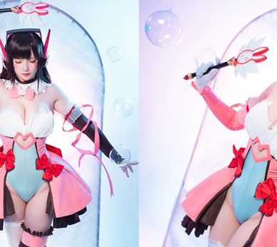 Extremely cool D.Va cosplay photo set made by Japanese cosplayer